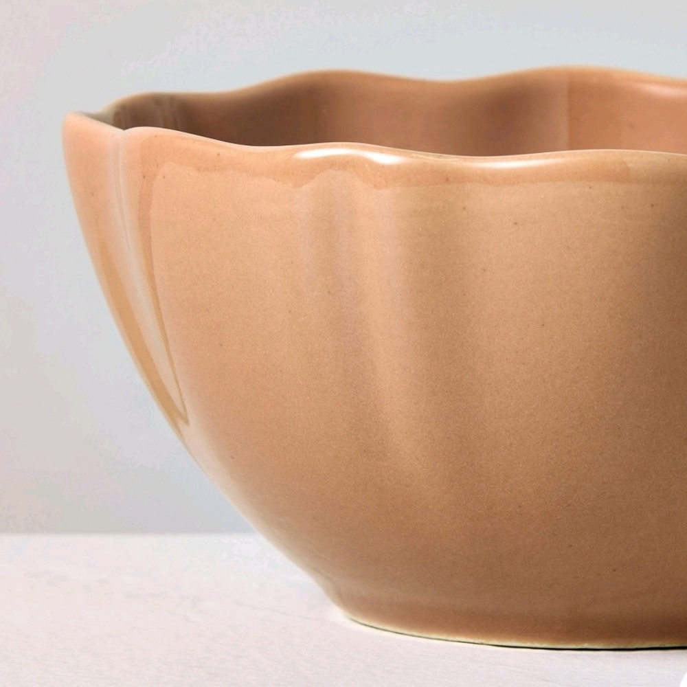 Hearth and Hand Mini Ceramic Dessert Bowls Scalloped Set of 4 Target Spring NEW - Picture 6 of 10